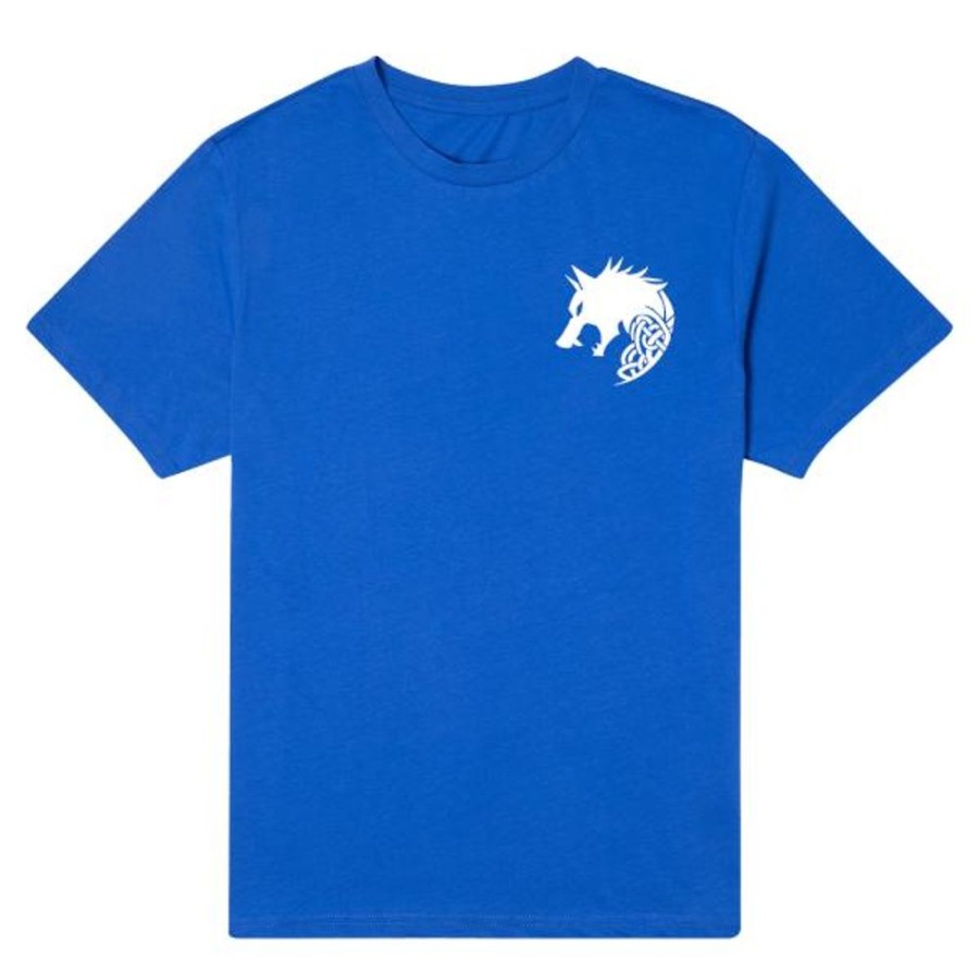 Tribes Of Midgard Gearbox T-Shirts | Tribes Of Midgard Fenrir Unisex T-Shirt-Blue