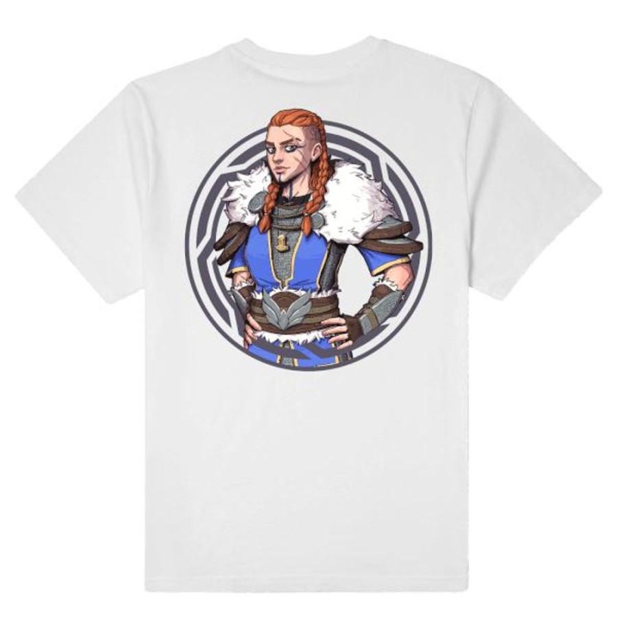 Tribes Of Midgard Gearbox T-Shirts | Tribes Of Midgard Eira Unisex T-Shirt-White