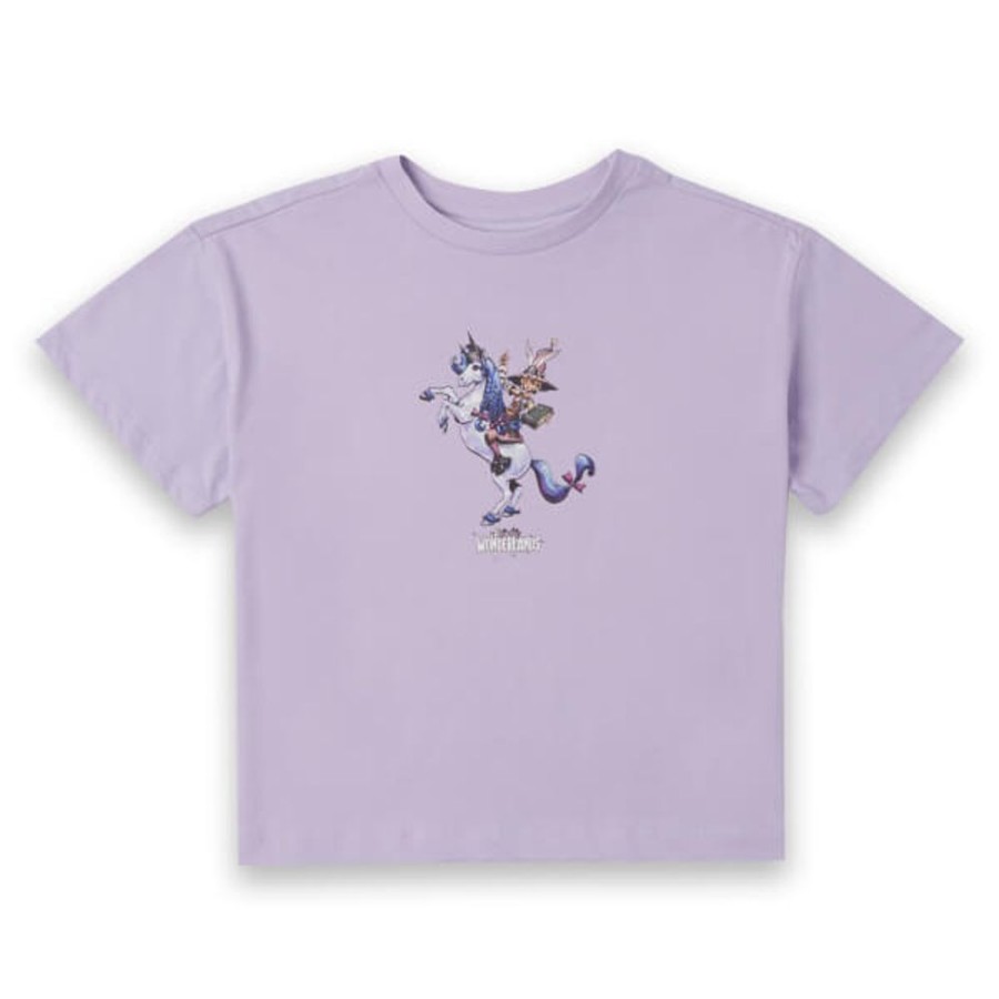 Tiny Tina'S Wonderlands Gearbox T-Shirts | Tiny Tina'S Wonderlands Magic Women'S Cropped T-Shirt