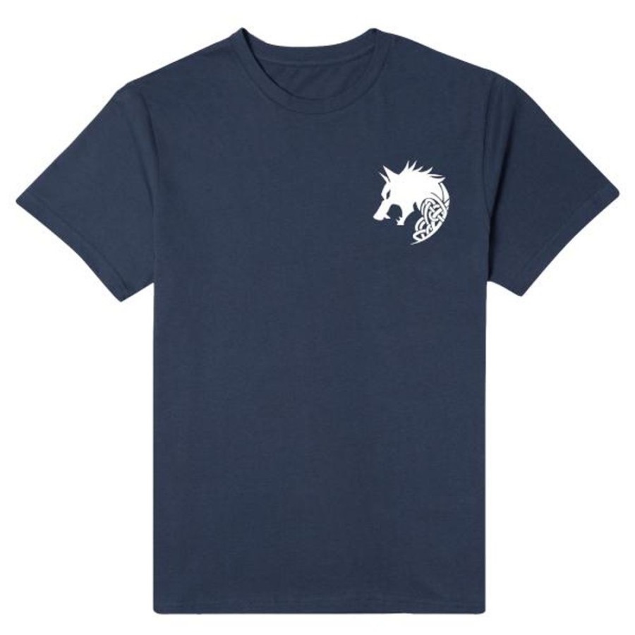 Tribes Of Midgard Gearbox T-Shirts | Tribes Of Midgard Fenrir Unisex T-Shirt-Navy