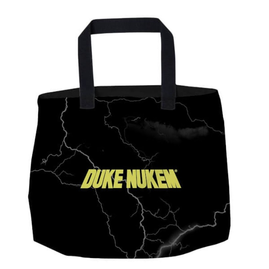 Duke Nukem Gearbox | Duke Nukem Lightning Horror Tote Bag