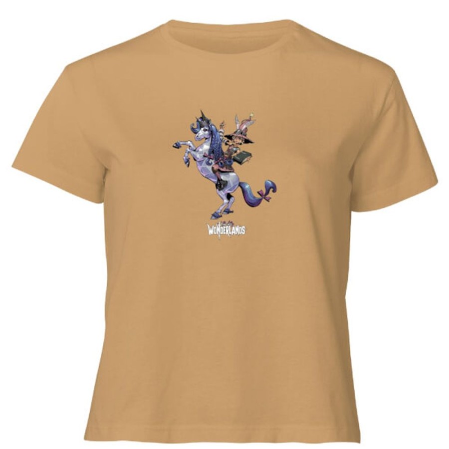 Tiny Tina'S Wonderlands Gearbox T-Shirts | Tiny Tina'S Wonderlands Magic Women'S Cropped T-Shirt