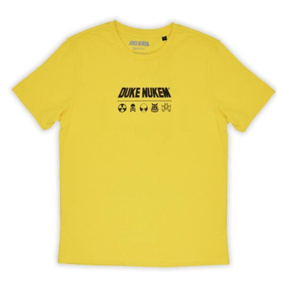 Duke Nukem Gearbox T-Shirts | Duke Nukem Quit Wasting My Time Unisex T-Shirt-Yellow