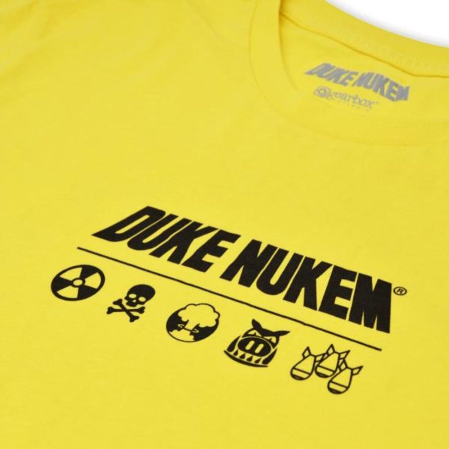 Duke Nukem Gearbox T-Shirts | Duke Nukem Quit Wasting My Time Unisex T-Shirt-Yellow