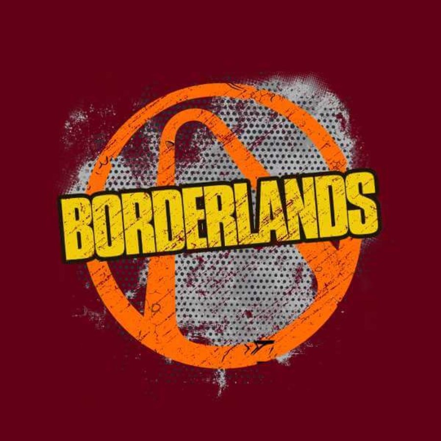 Borderlands Gearbox T-Shirts | Borderlands Graffiti Vault Men'S T-Shirt