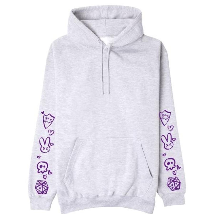 Tiny Tina'S Wonderlands Gearbox Hoodies & Sweatshirts | Tiny Tina Doodle Hoodie-Grey