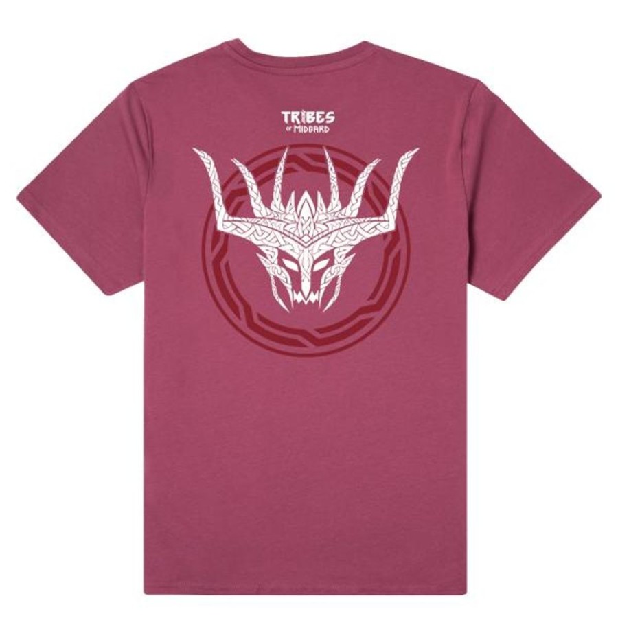 Tribes Of Midgard Gearbox T-Shirts | Tribes Of Midgard Stutr Unisex T-Shirt-Burgundy