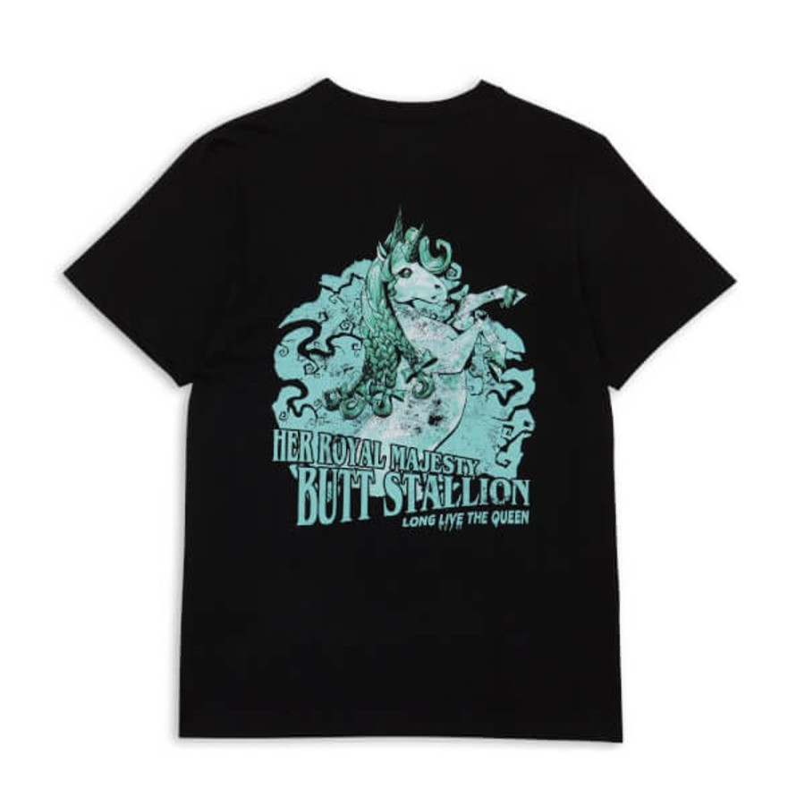 Tiny Tina'S Wonderlands Gearbox T-Shirts | Tiny Tina'S Wonderlands Butt Stallion Long Live The Queen Unisex T-Shirt-Black