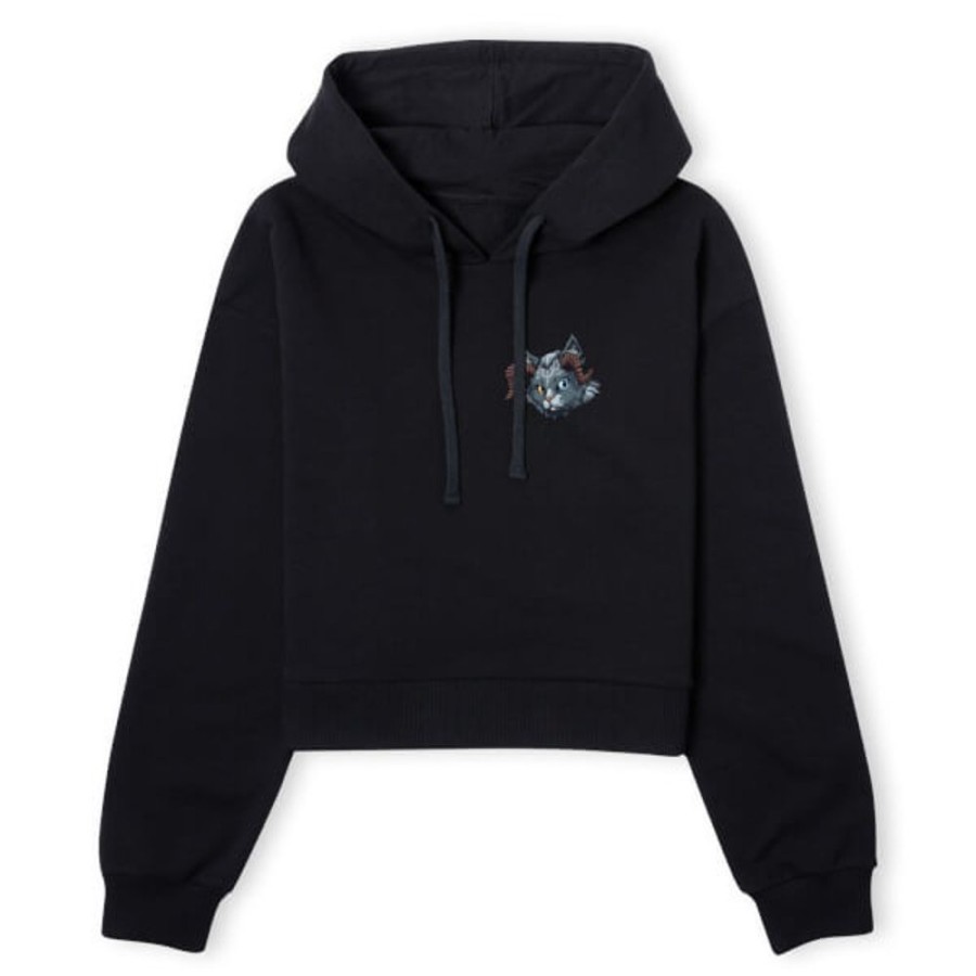 Tribes Of Midgard Gearbox Hoodies & Sweatshirts | Tribes Of Midgard Maniklo Pocket Women'S Cropped Hoodie-Black