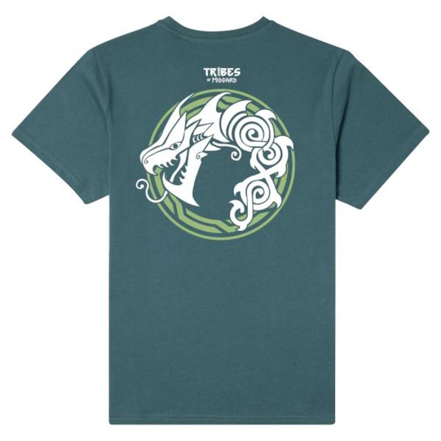 Tribes Of Midgard Gearbox T-Shirts | Tribes Of Midgard Jormie Unisex T-Shirt-Green