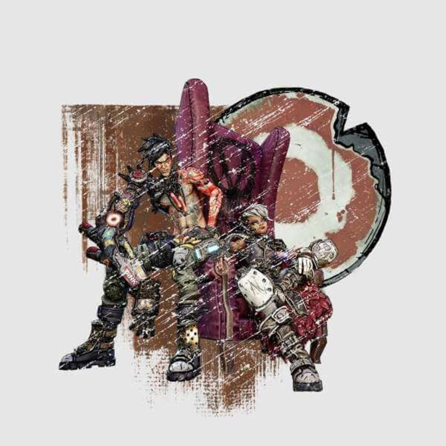 Borderlands Gearbox T-Shirts | Borderlands Pose Men'S T-Shirt