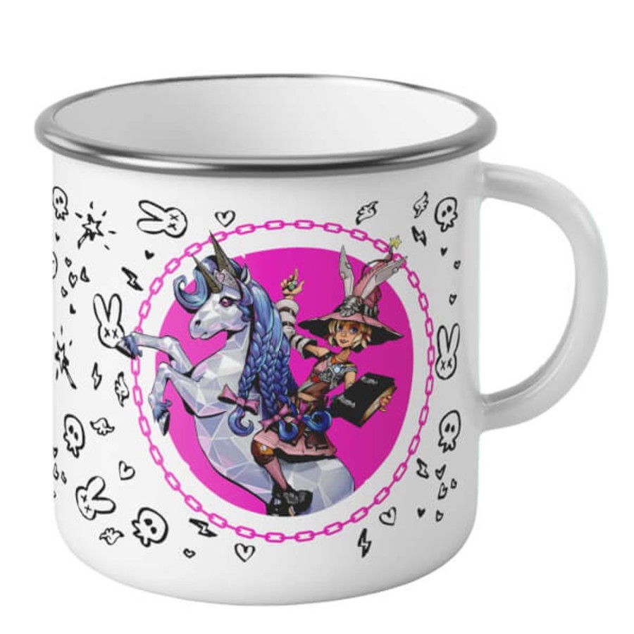 Tiny Tina'S Wonderlands Gearbox | Tiny Tina Wonderlands Enamel Mug-White