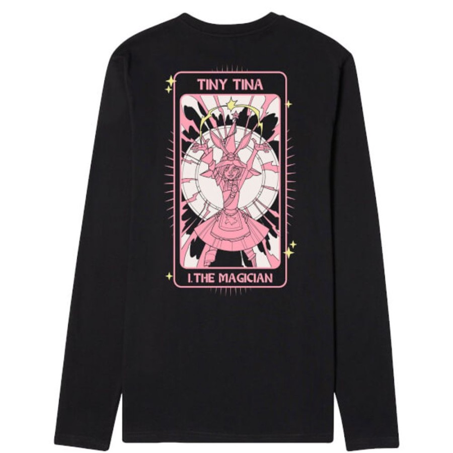 Tiny Tina'S Wonderlands Gearbox T-Shirts | Tiny Tina'S The Magician Long Sleeve T-Shirt-Black