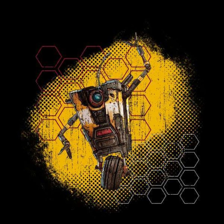 Borderlands Gearbox T-Shirts | Borderlands Claptrap Men'S T-Shirt