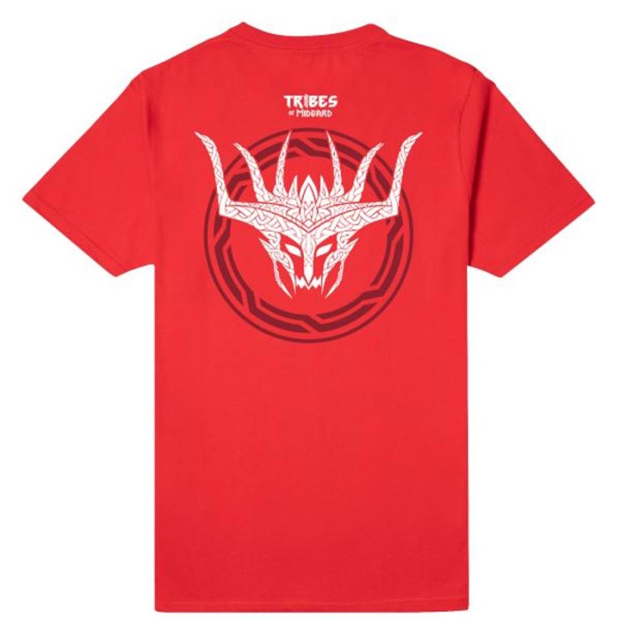 Tribes Of Midgard Gearbox T-Shirts | Tribes Of Midgard Stutr Unisex T-Shirt-Red