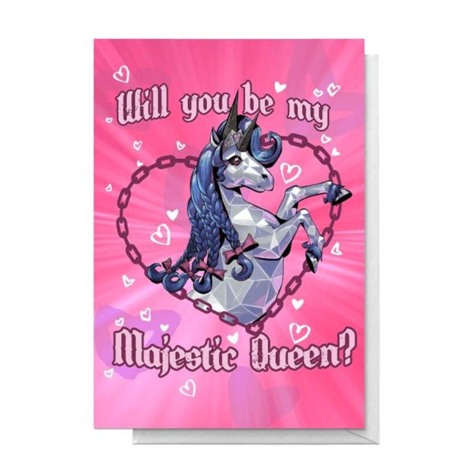 Tiny Tina'S Wonderlands Gearbox | Tiny Tinas Wonderlands Majestic Queen Greetings Card