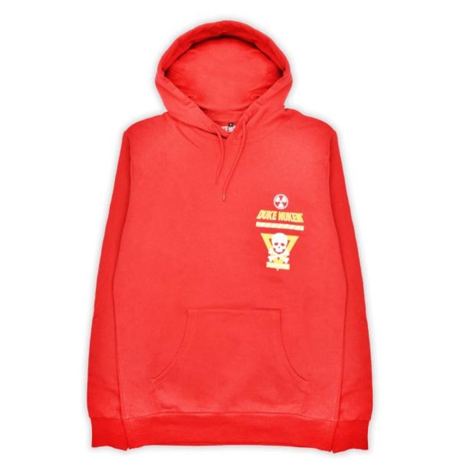 Duke Nukem Gearbox Hoodies & Sweatshirts | Duke Nukem Get That Crap Outta Here Hoodie-Red