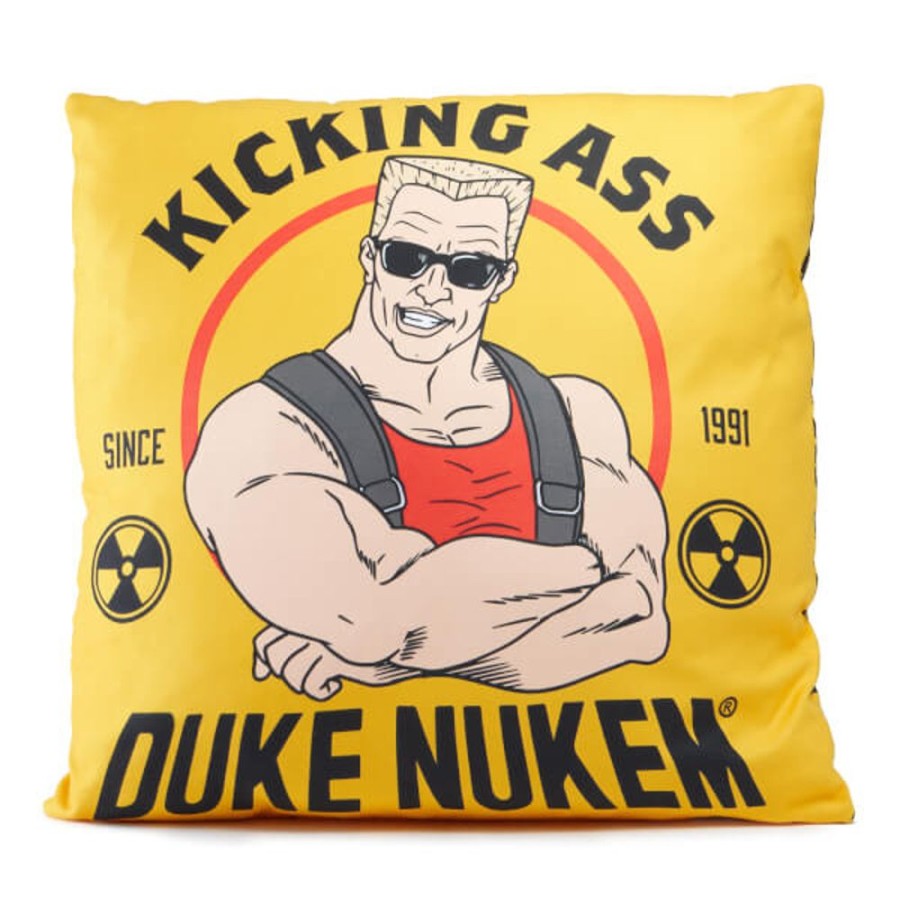 Duke Nukem Gearbox | Duke Nukem Kicking Ass Since 1991 Square Cushion