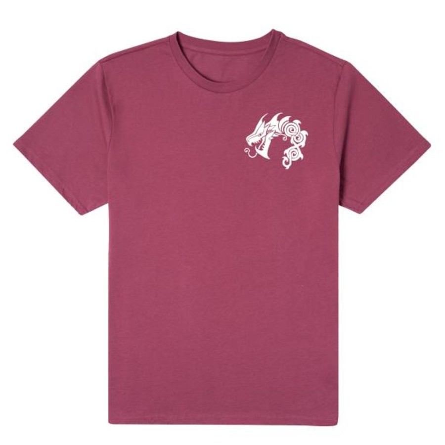 Tribes Of Midgard Gearbox T-Shirts | Tribes Of Midgard Jormie Unisex T-Shirt-Burgundy