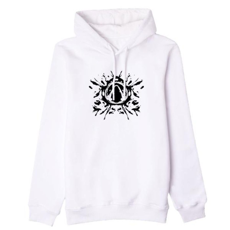 Borderlands Gearbox Hoodies & Sweatshirts | Borderlands Rorschach Hoodie-White