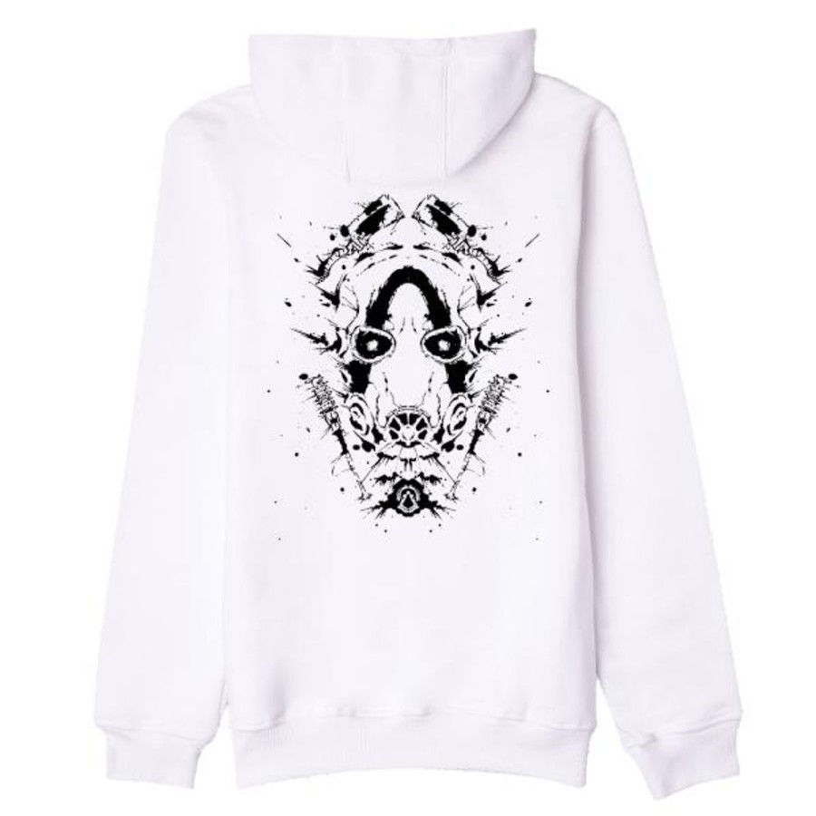 Borderlands Gearbox Hoodies & Sweatshirts | Borderlands Rorschach Hoodie-White