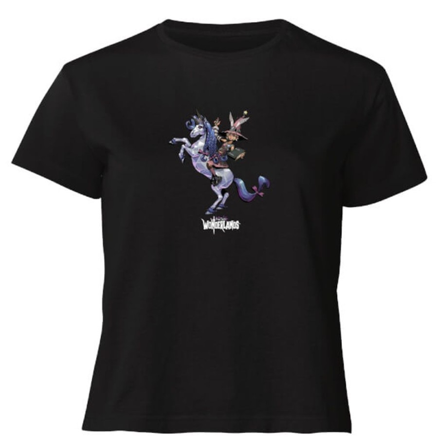 Tiny Tina'S Wonderlands Gearbox T-Shirts | Tiny Tina'S Wonderlands Magic Women'S Cropped T-Shirt