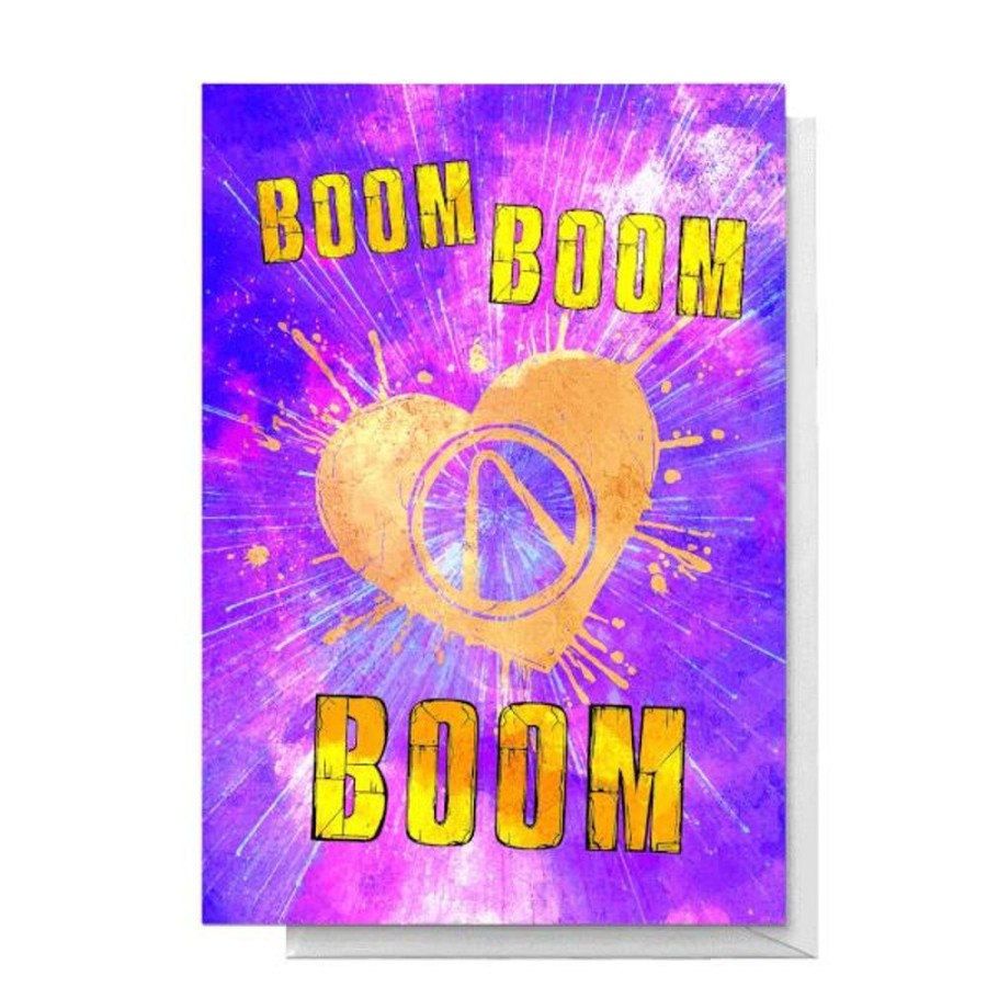 Borderlands Gearbox | Borderlands Boom Boom Boom Valentines Card Greetings Card