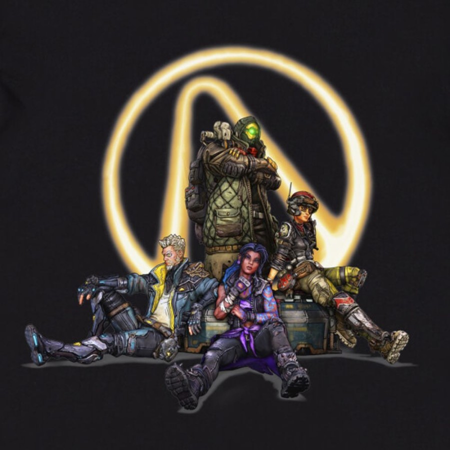 Borderlands Gearbox T-Shirts | Borderlands Team Oversized Heavyweight T-Shirt