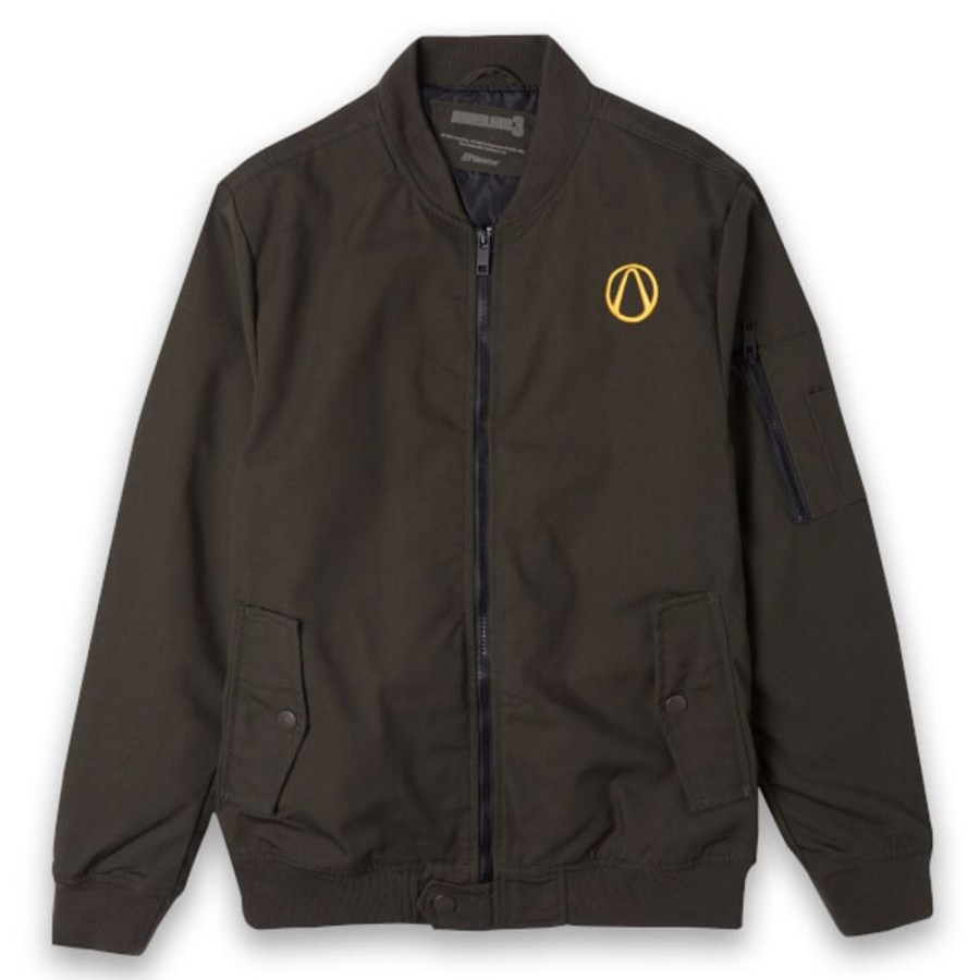 Borderlands Gearbox Jackets | Borderlands Vault Icon Embroidered Unisex Bomber Jacket