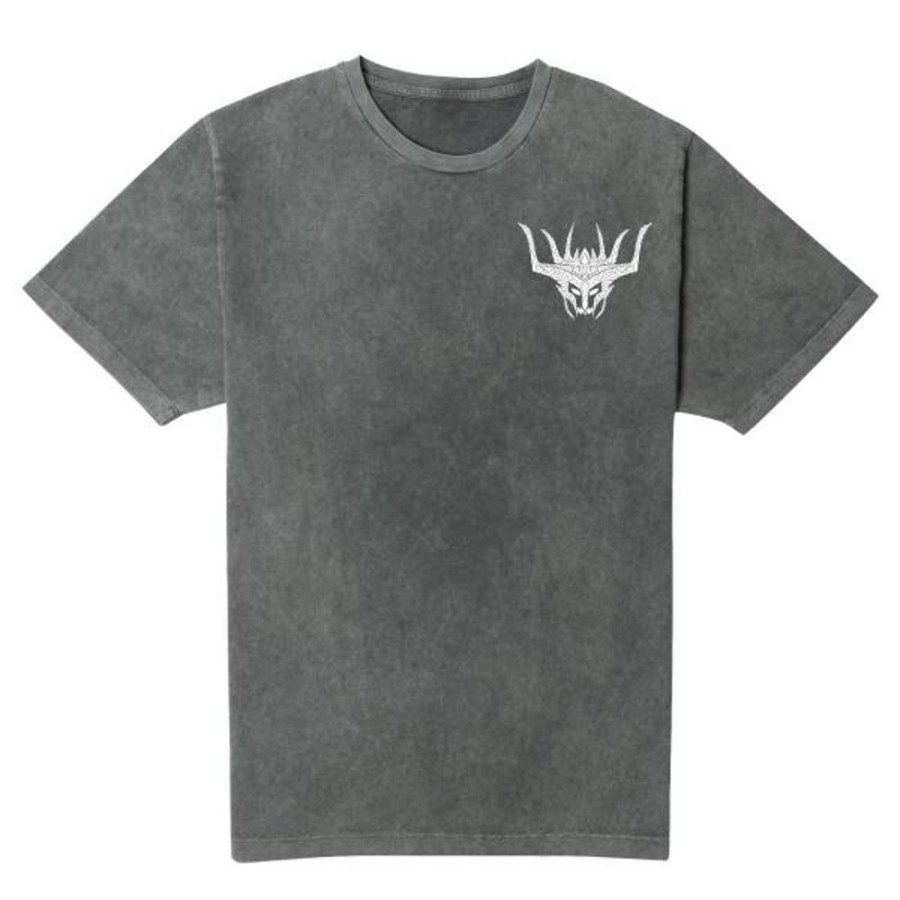 Tribes Of Midgard Gearbox T-Shirts | Tribes Of Midgard Surtr Unisex T-Shirt-Black Acid Wash