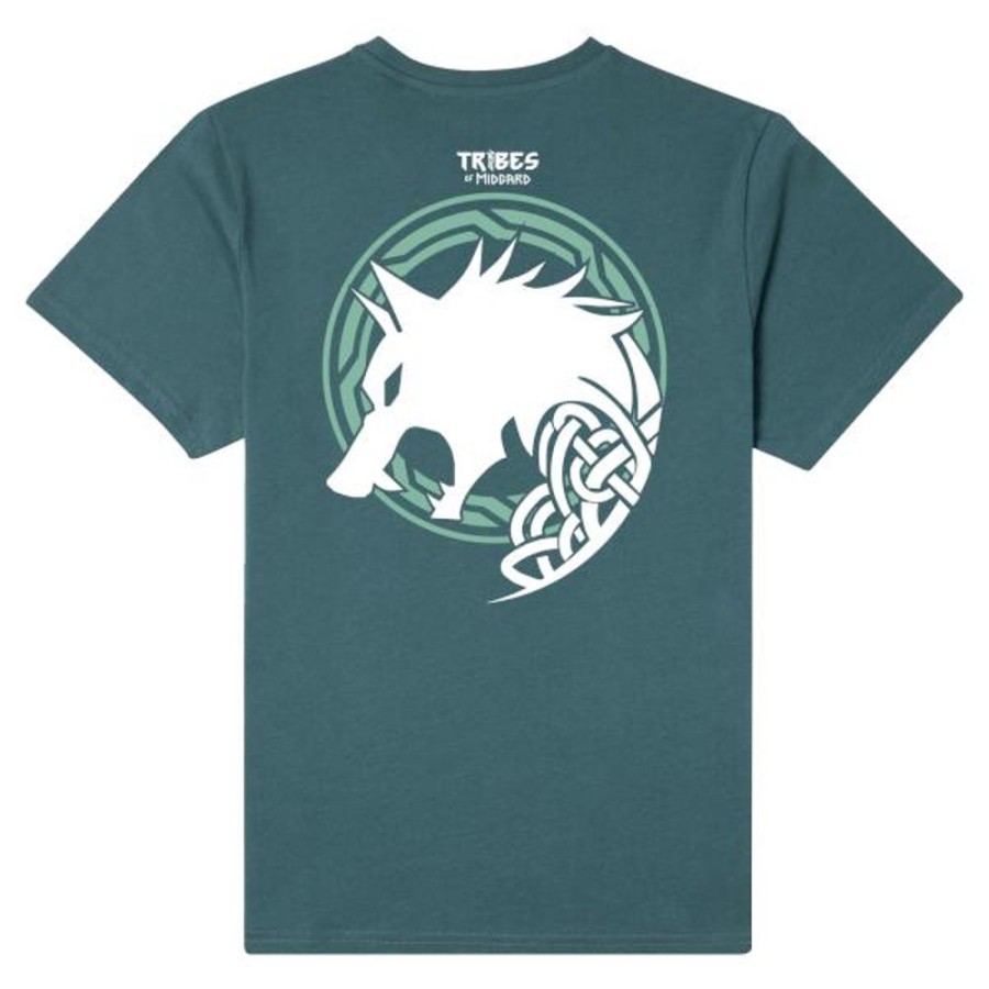 Tribes Of Midgard Gearbox T-Shirts | Tribes Of Midgard Fenrir Unisex T-Shirt-Green