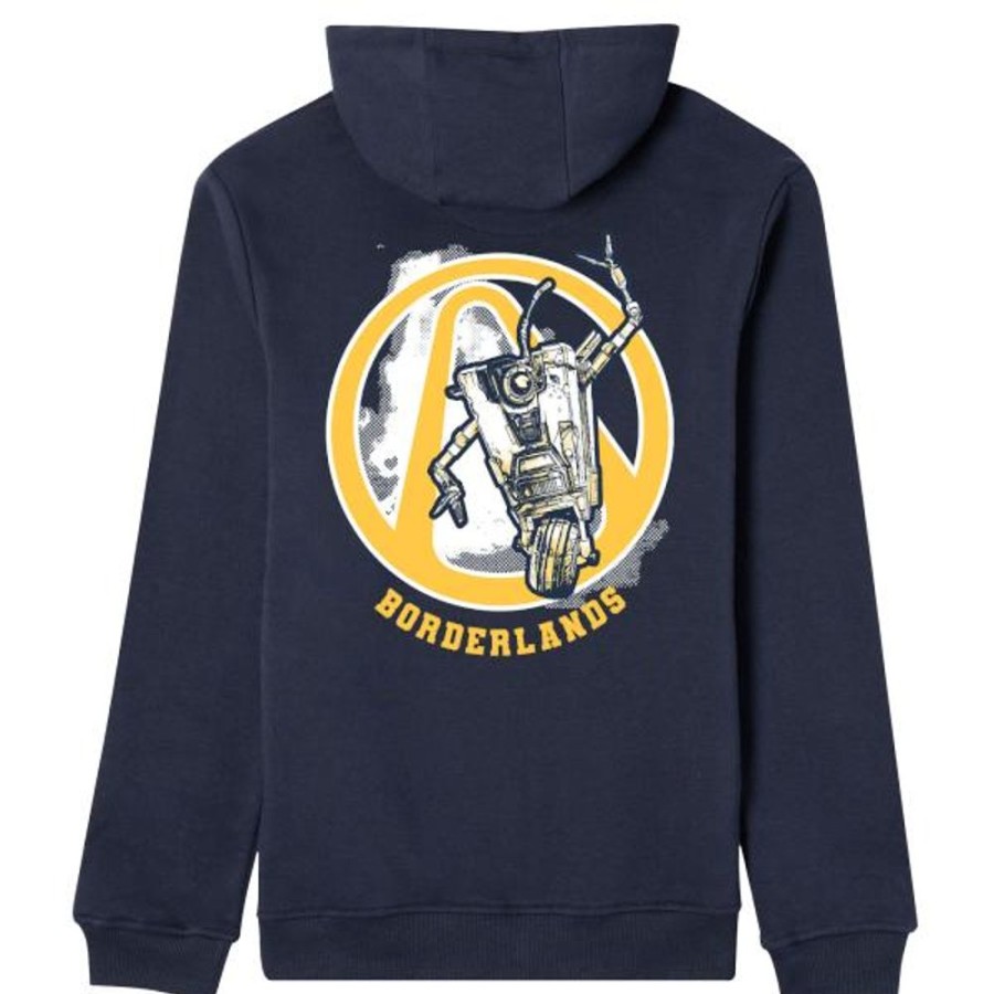 Borderlands Gearbox Hoodies & Sweatshirts | Borderlands Claptrap Hoodie-Navy