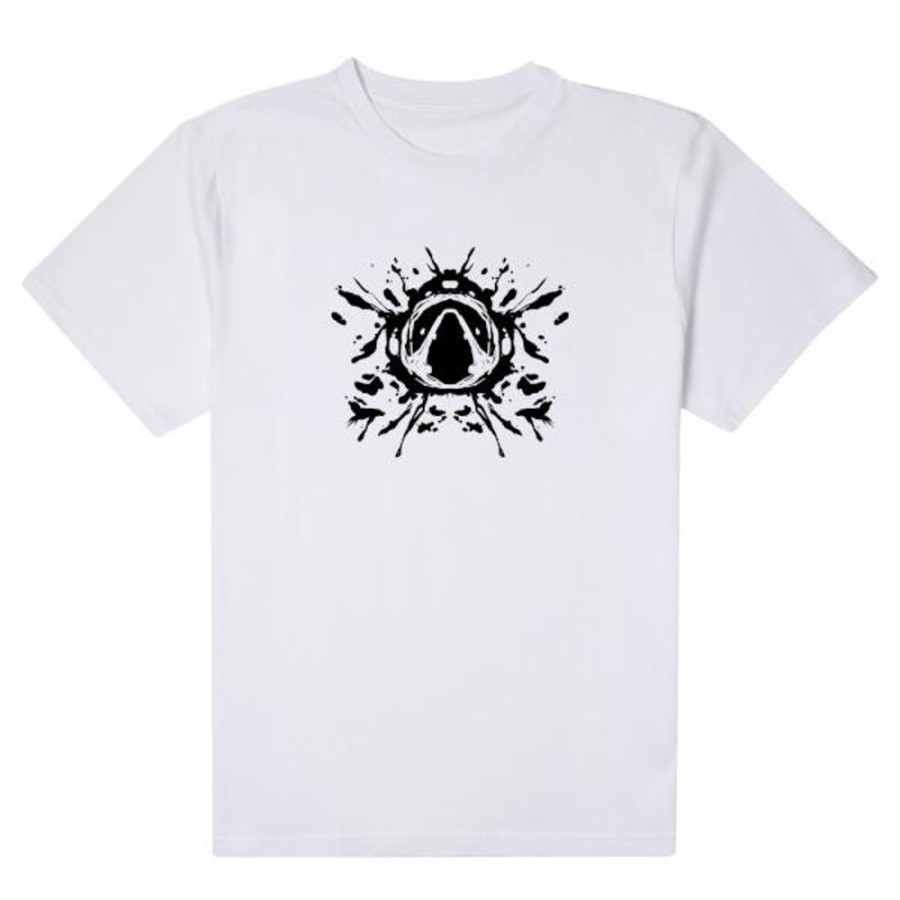 Borderlands Gearbox T-Shirts | Borderlands Rorschach Men'S T-Shirt-White