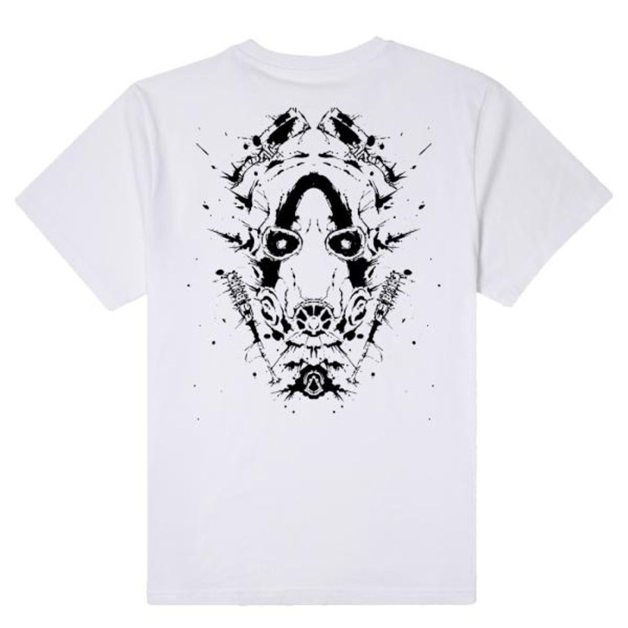 Borderlands Gearbox T-Shirts | Borderlands Rorschach Men'S T-Shirt-White