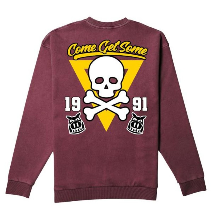 Duke Nukem Gearbox Hoodies & Sweatshirts | Duke Nukem Sweatshirt-Burgundy